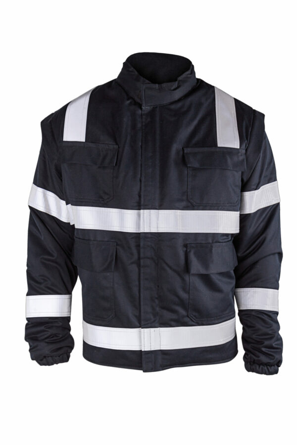 Parka con reflectante ignífuga antiestática con riesgo eléctrico